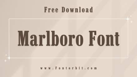 Give Your Words Punch With Marlboro Font