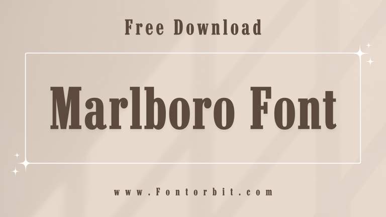Give Your Words Punch With Marlboro Font