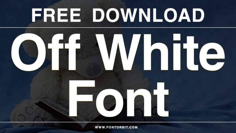 Virgil Ablohs’ The Off White Font