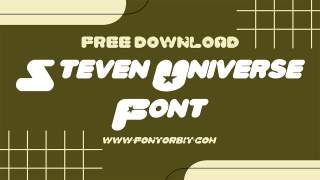 Steven Universe Font: Spark Fun In Your Designs