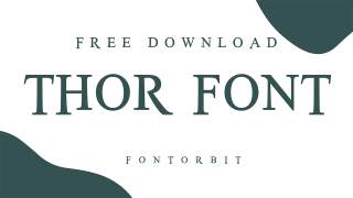 Thor Font: A Strong Typeface For Bold Projects