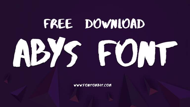 Abys Font: Elevate Your Design With Elegant Lettering