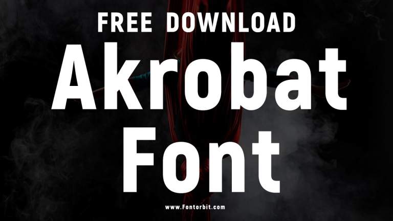 Akrobat Font The Perfect Choice For Modern Typography