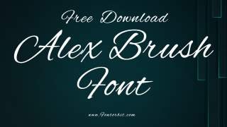 Alex Brush Font: A Modern Script With Classic Roots
