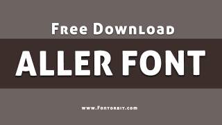 How to Use Aller Font in Your Designs