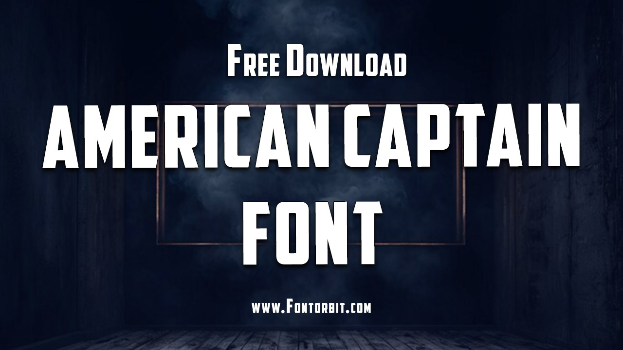 American Captain Font