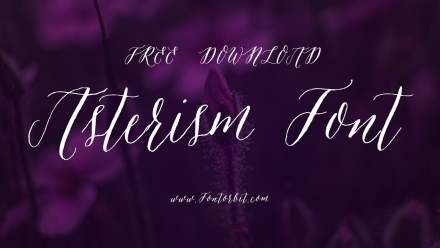 Asterism Font: The Elegant Typeface You Need