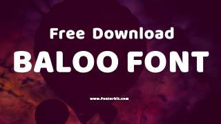 Explore The Charm Of Baloo Font In Typography