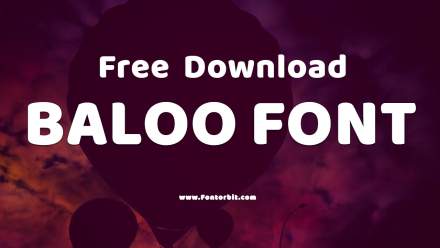 Explore The Charm Of Baloo Font In Typography