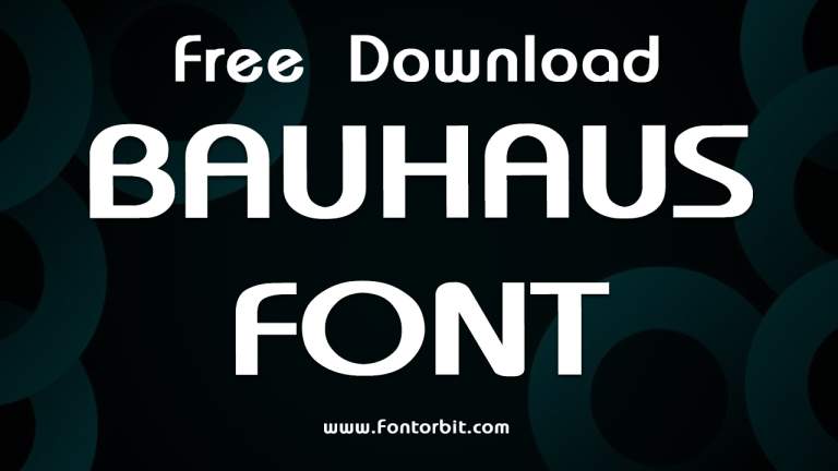 The Bauhaus Font: A Fusion of Art and Typography