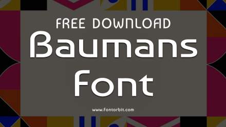 Baumans Font: A Playful Touch For Modern Designs