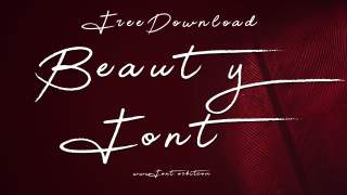 Beauty Font: Elegant Typeface For Sophisticated Designs