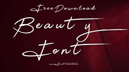 Beauty Font: Elegant Typeface For Sophisticated Designs