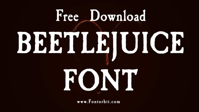 Beetlejuice Font: Perfect For Spooky And Bold Designs