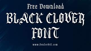 Black Clover Font: Enhance Your Typography Game