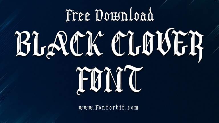 Black Clover Font: Enhance Your Typography Game
