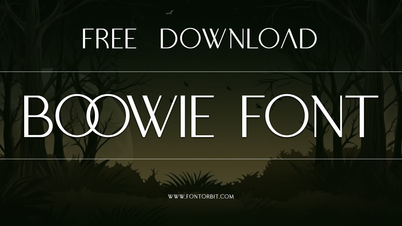 Boowie Font