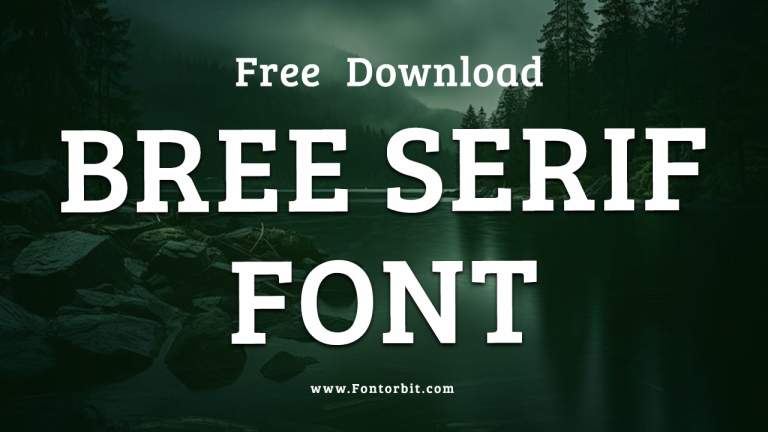 Bree Serif Font Feels Just Right For Your Audience