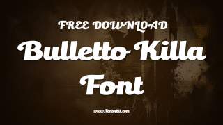 The Impactful Look Of Bulletto Killa Font