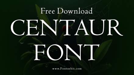 Centaur Font: A Timeless Serif Masterpiece