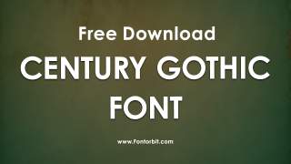 Century Gothic Font Guide for Modern Typography