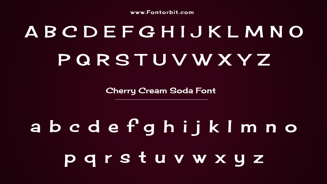 Cherry Cream Soda Font Family Includes
