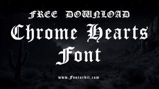 Chrome Hearts Font: Perfect For Bold And Creative Projects