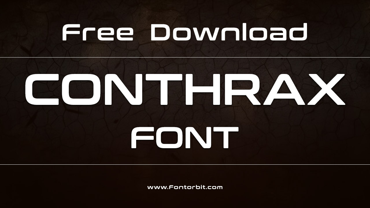 Conthrax Font