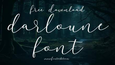 Discover The Charm Of Darloune Font For Your Projects