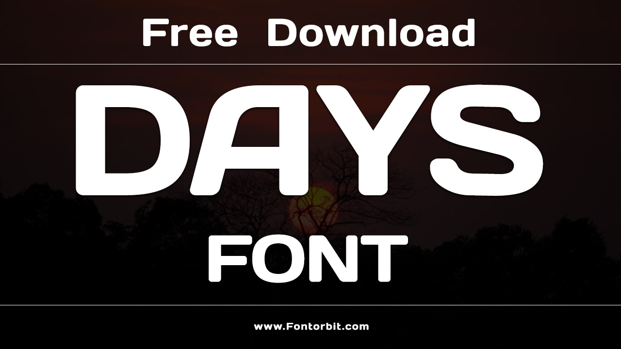 Days Font
