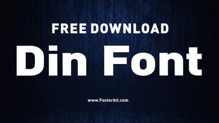 DIN Font Features and Design Inspiration