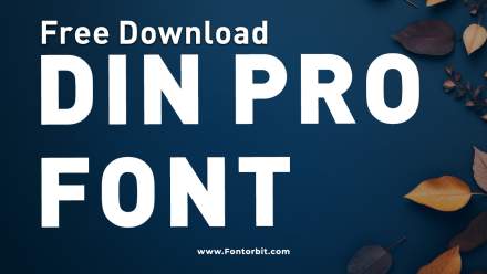 DIN Pro Font The Modern Typeface Solution