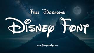 Explore The Beauty Of Disney Font For Creative Projects