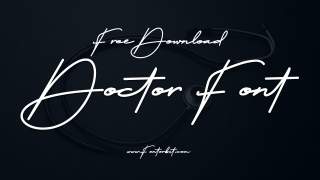 The Doctor Font | Stylish & Playful For Creative Projects