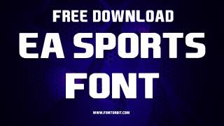 EA Sports Font: Bold And Athletic Typeface For Gaming And Sports Branding