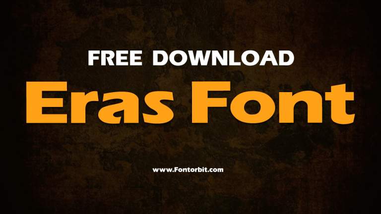 Eras Font Features and Design Insights