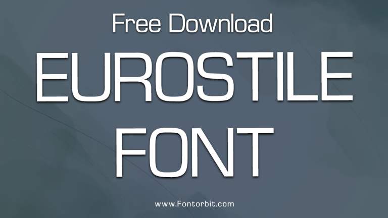 Explore the Timeless Eurostile Font Design