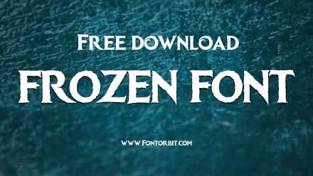 Frozen Font Inspiration For Creative Projects