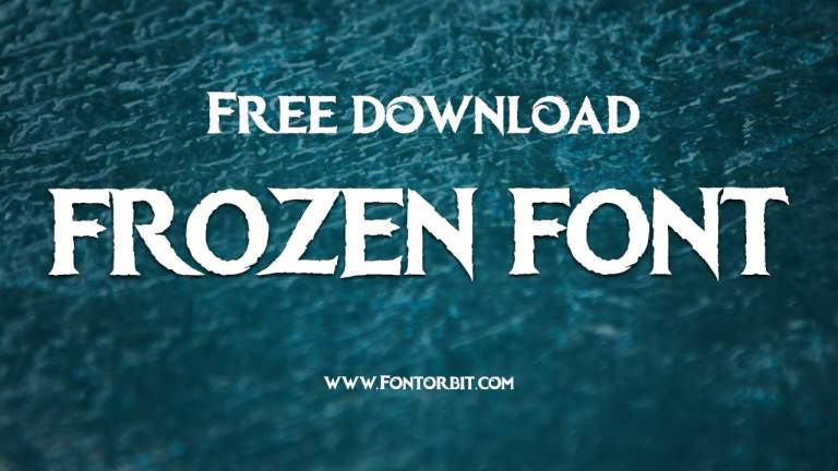 Frozen Font Inspiration For Creative Projects