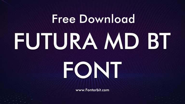 Futura MD BT Font Download and Usage Guide