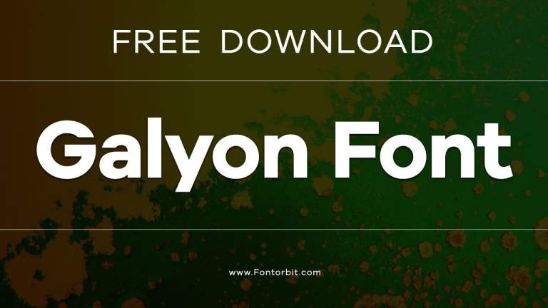 Galyon Font: A Timeless Serif For Modern Design