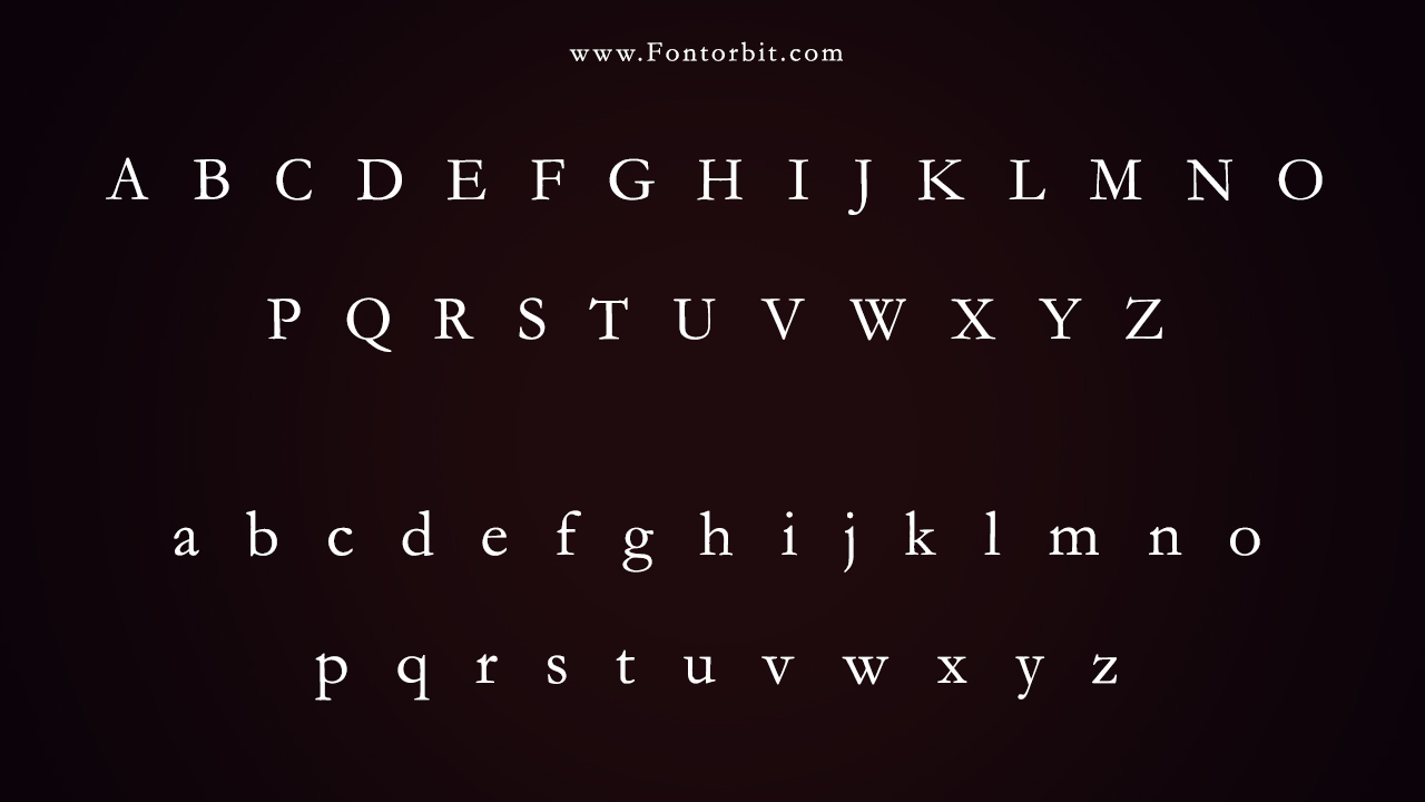 Garamond Font Family Includes