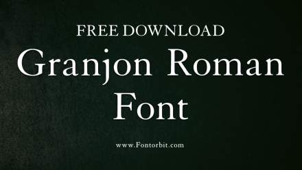 Granjon Roman Font: Timeless Elegance In Typography