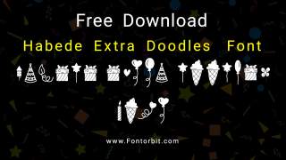 Bring Your Ideas To Life With Habede Extra Doodles Font