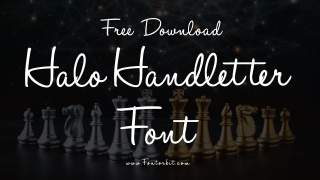 Infuse Serenity Into Designs With Halo Handletter Font