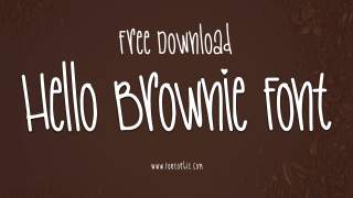 Hello Brownie Font: Perfect For Creative Projects
