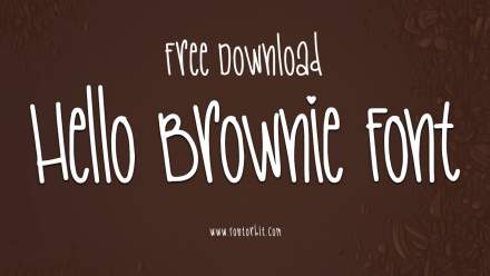 Hello Brownie Font: Perfect For Creative Projects