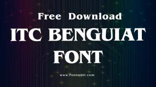 ITC Benguiat Font: A Design Classic