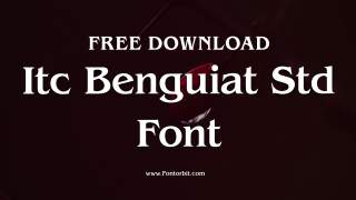 History And Style Of ITC Benguiat Std Font