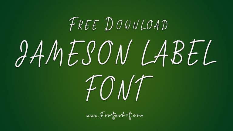 Unlock The Power Of Jameson Label Font In Your Work